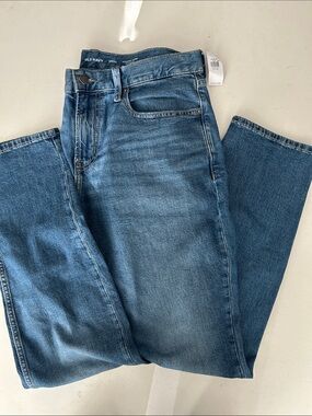 Old Navy Men's Medium Blue Straight-Leg Jeans